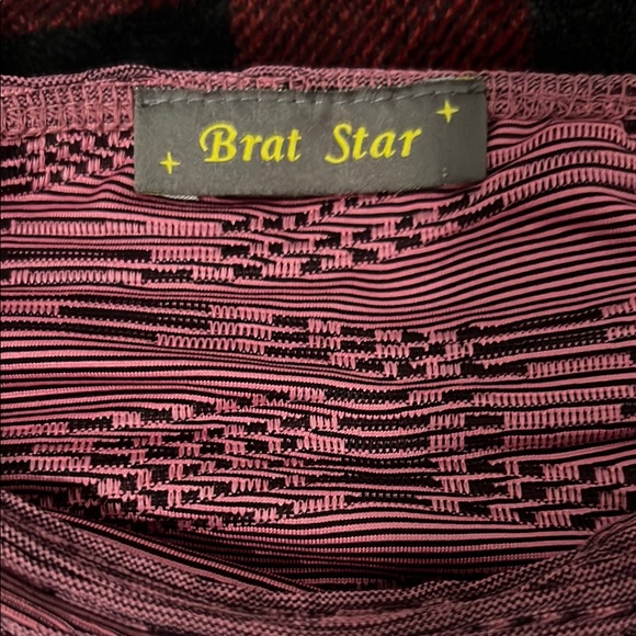 Brat Star Pink Ruched Bodycon Mini Dress - Picture 2 of 2